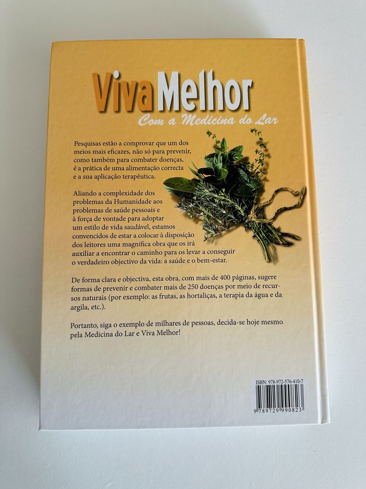 Livro Viva Melhor Com a Medicina do Lar - Tiragem comemorativa