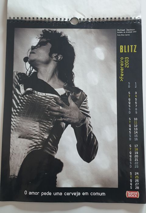 Venda de Calendário Retro Blitz 2003