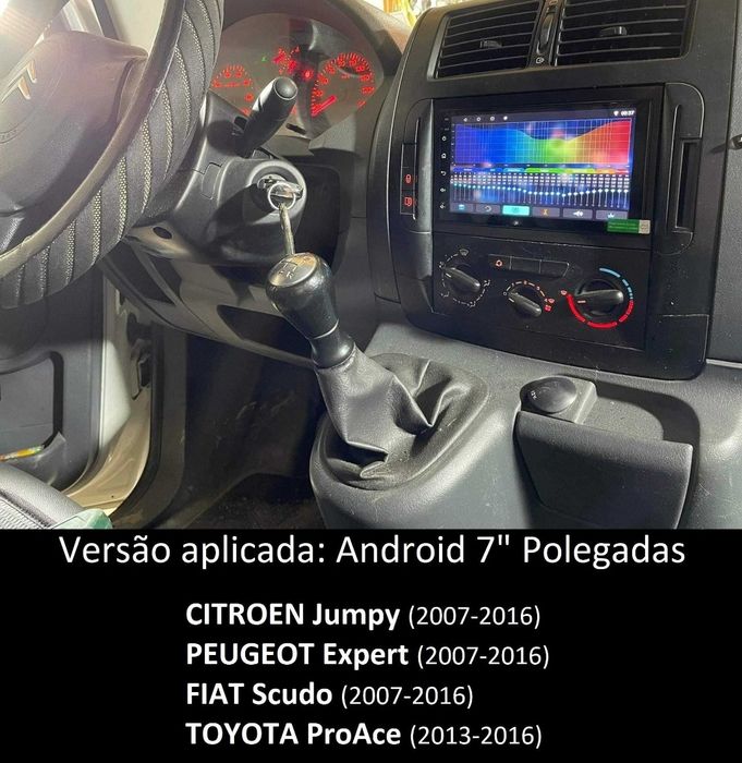 Radio Android Citroen Berlingo Jumpy Peugeot partner Expert Fiat Scudo