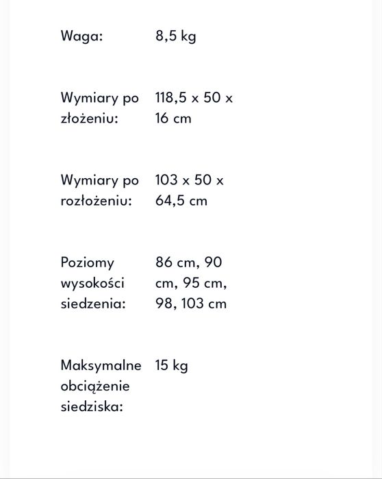 Krzesełko do karmienia