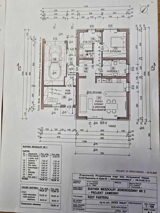 Sprzedam działkę 11 arab z pozwoleniem na budowę i projektem