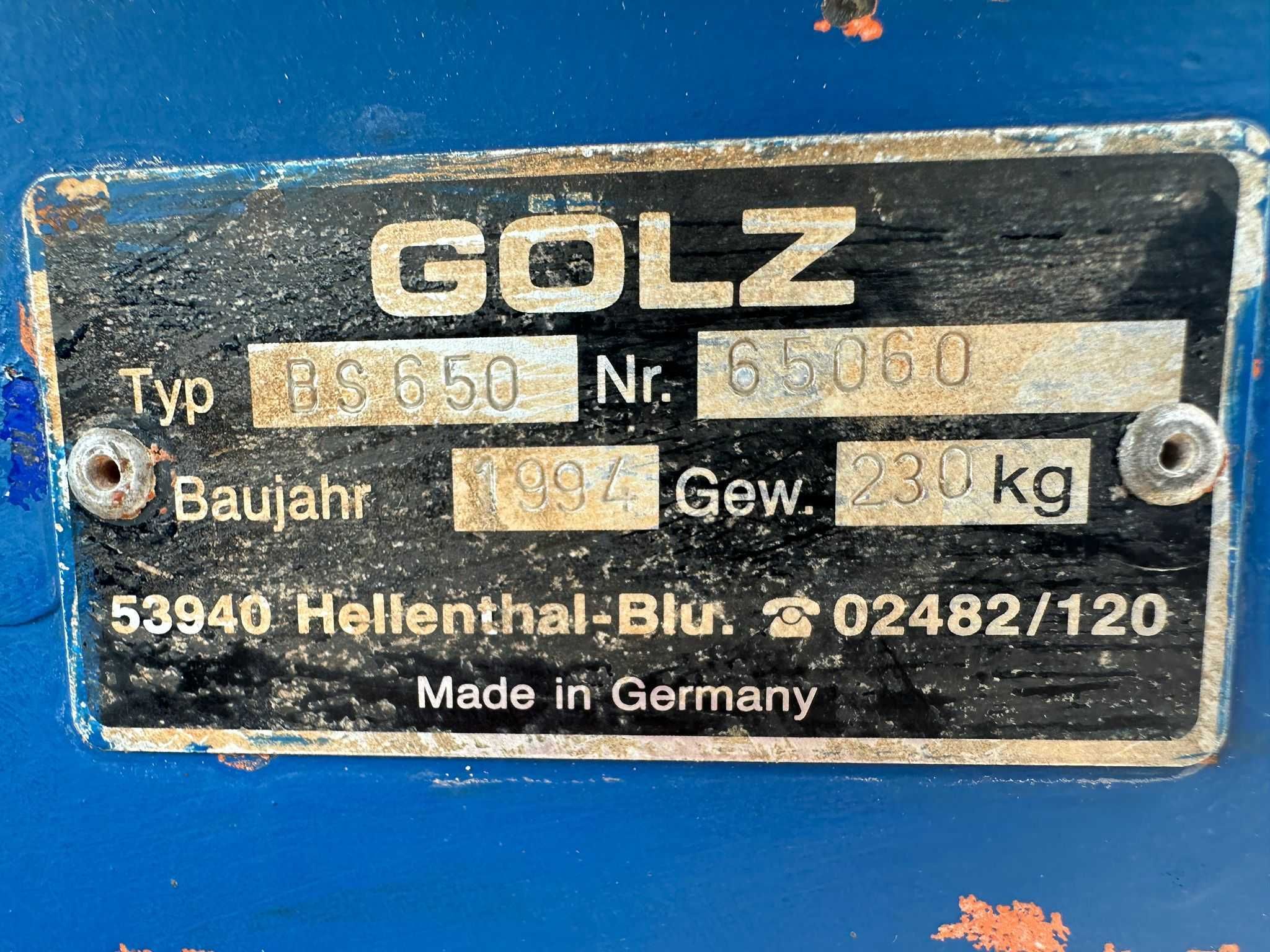 Piła przecinarka GOLZ BS 650 do cegieł bloczków pustaków silki JUMBO