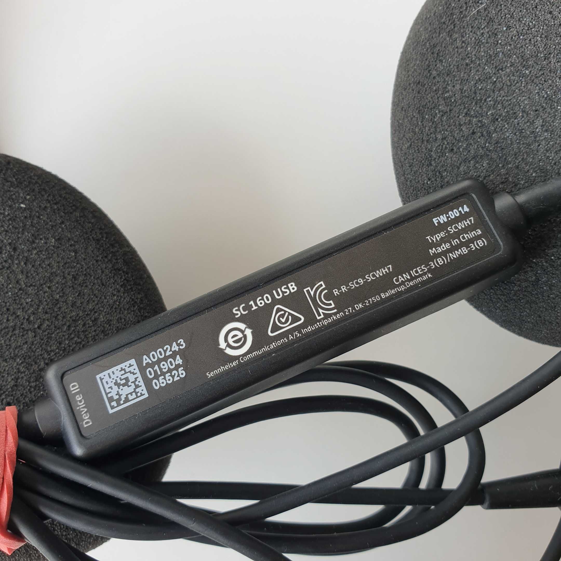 Słuchawki Sennheisner SC 160 USB mikrofon