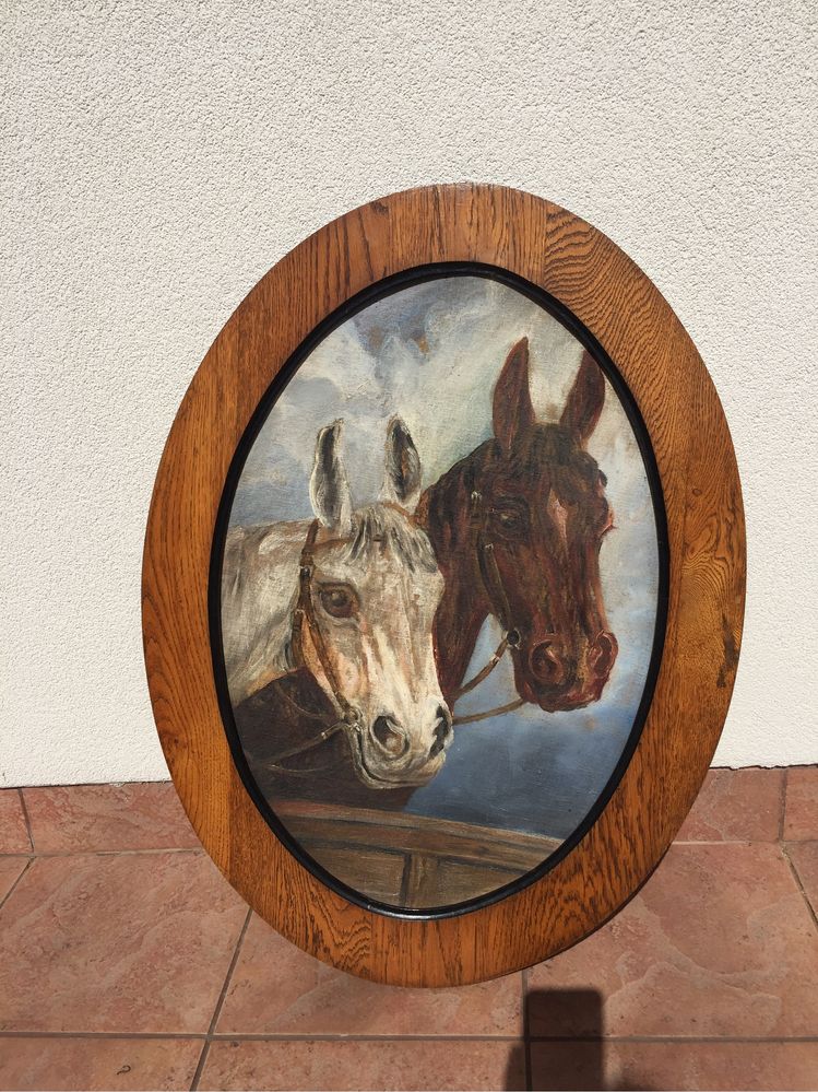 Malarstwo polskie, obraz olejny Wojciech Kossak „Polskie konie”