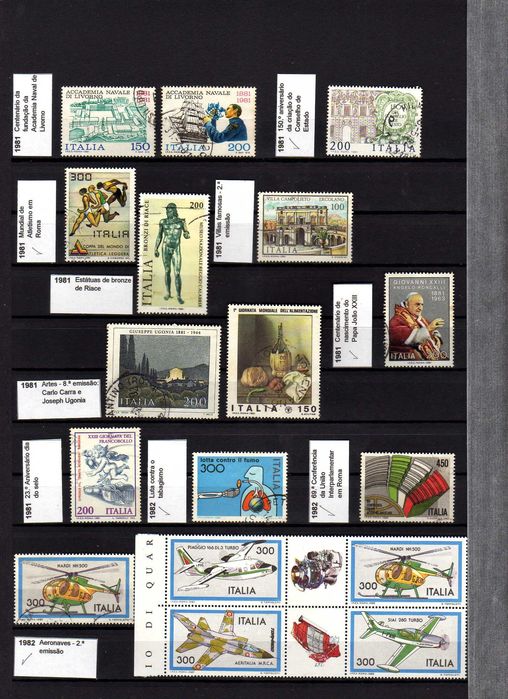 Selos Itália de 1980 a 2010