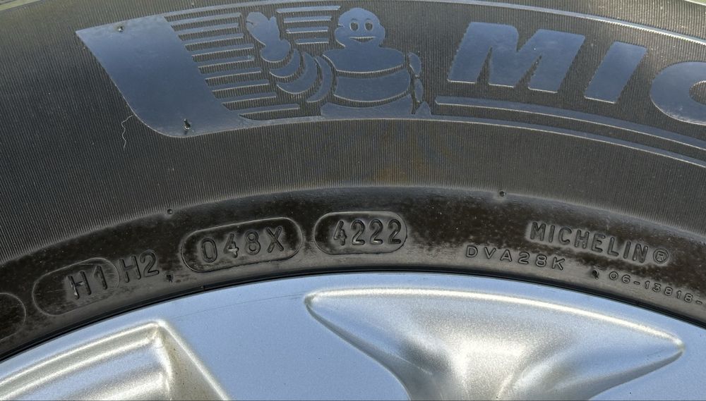 Opony zimowe MICHELIN-4222r+ORYGINALNE Felgi Aluminiowe 17’’ Mercedes