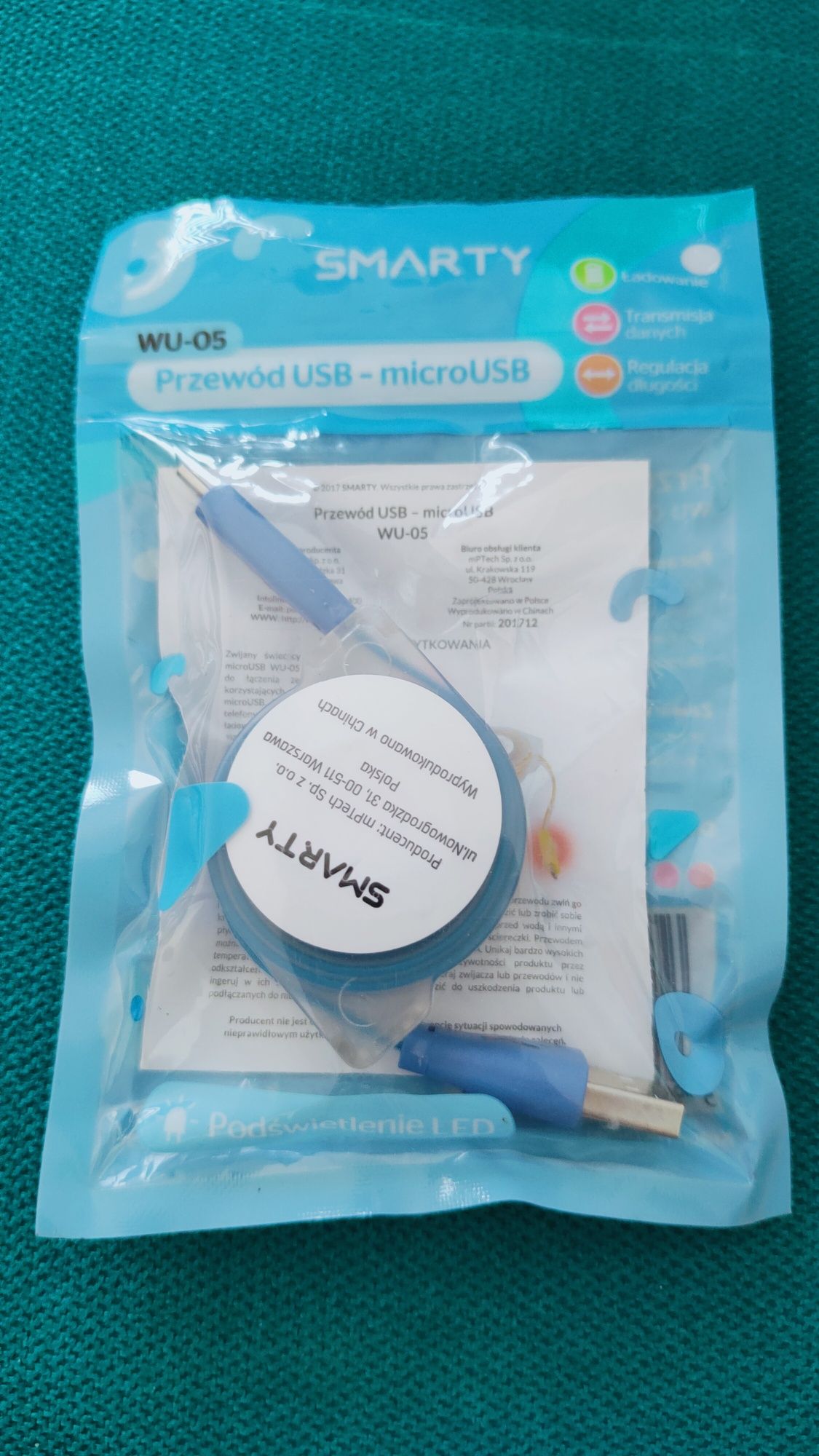 Przewód micro usb