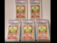 Lote de 5 Charmander's - Pokemon XY Evolutions - PSA 9 e 10