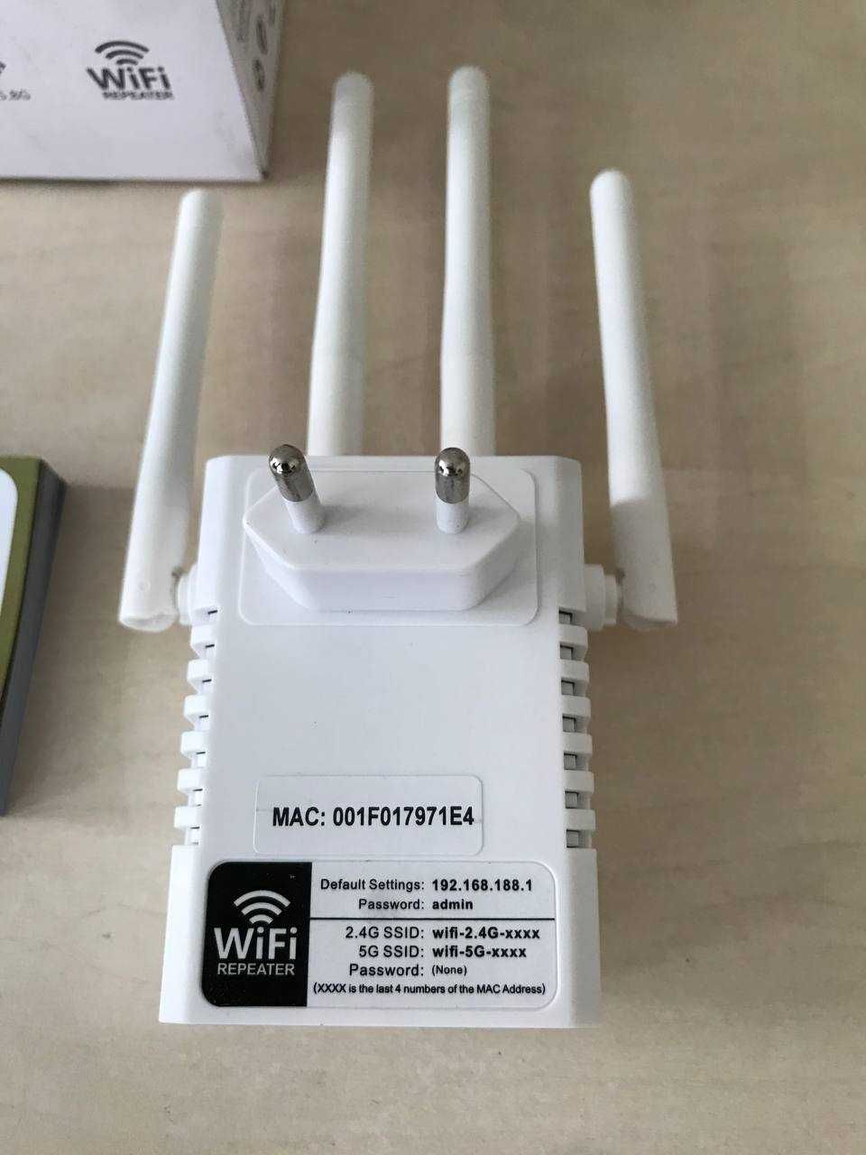 Двухдиапазонный Репитер повторитель WiFi Extender 2,4 ГГц, 5 ГГц