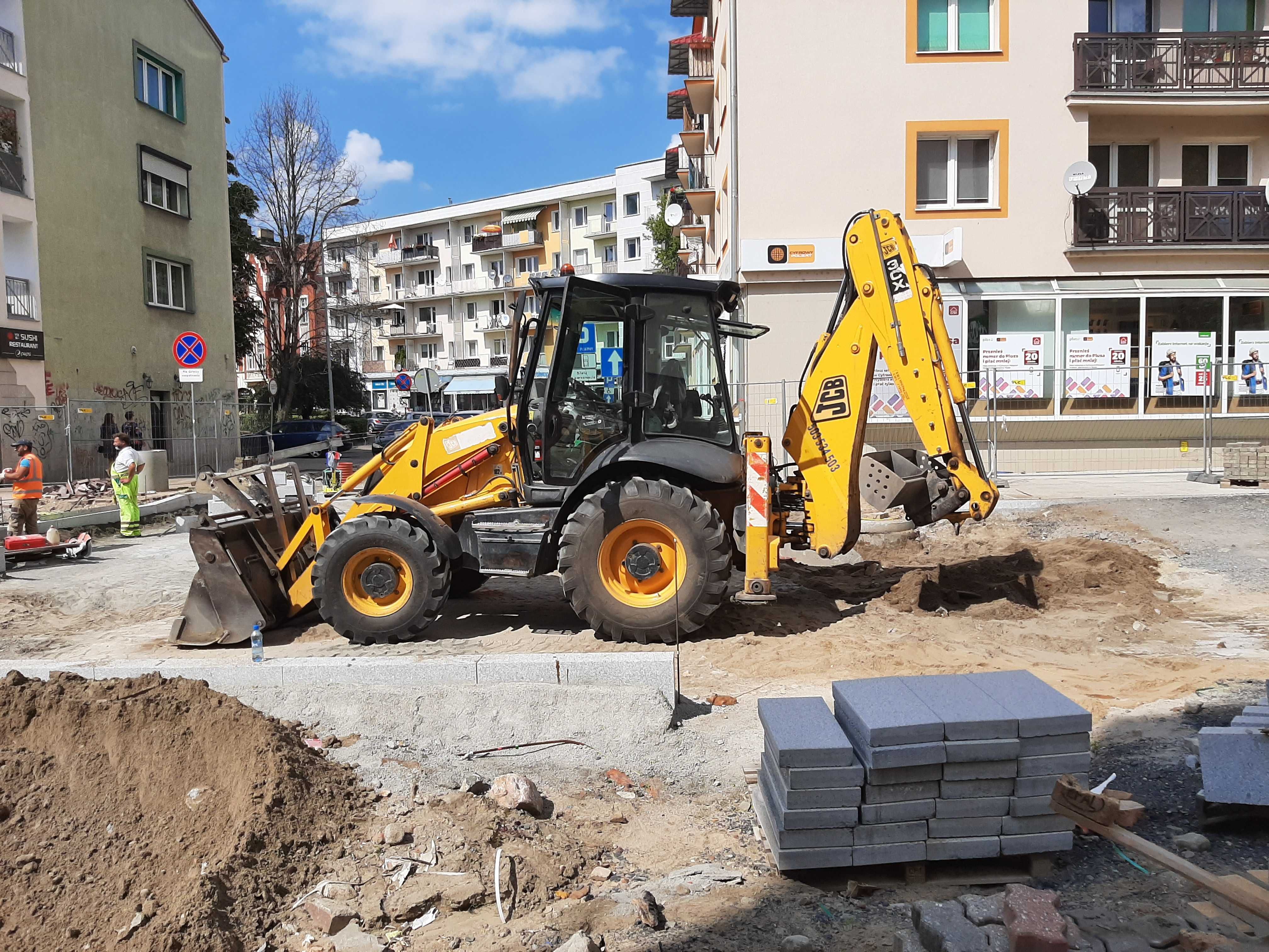 usługi koparko- ładowarką JCB - Gorzów i okolice