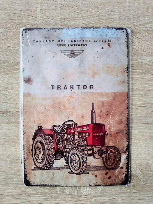 Metalowy plakat Ursus