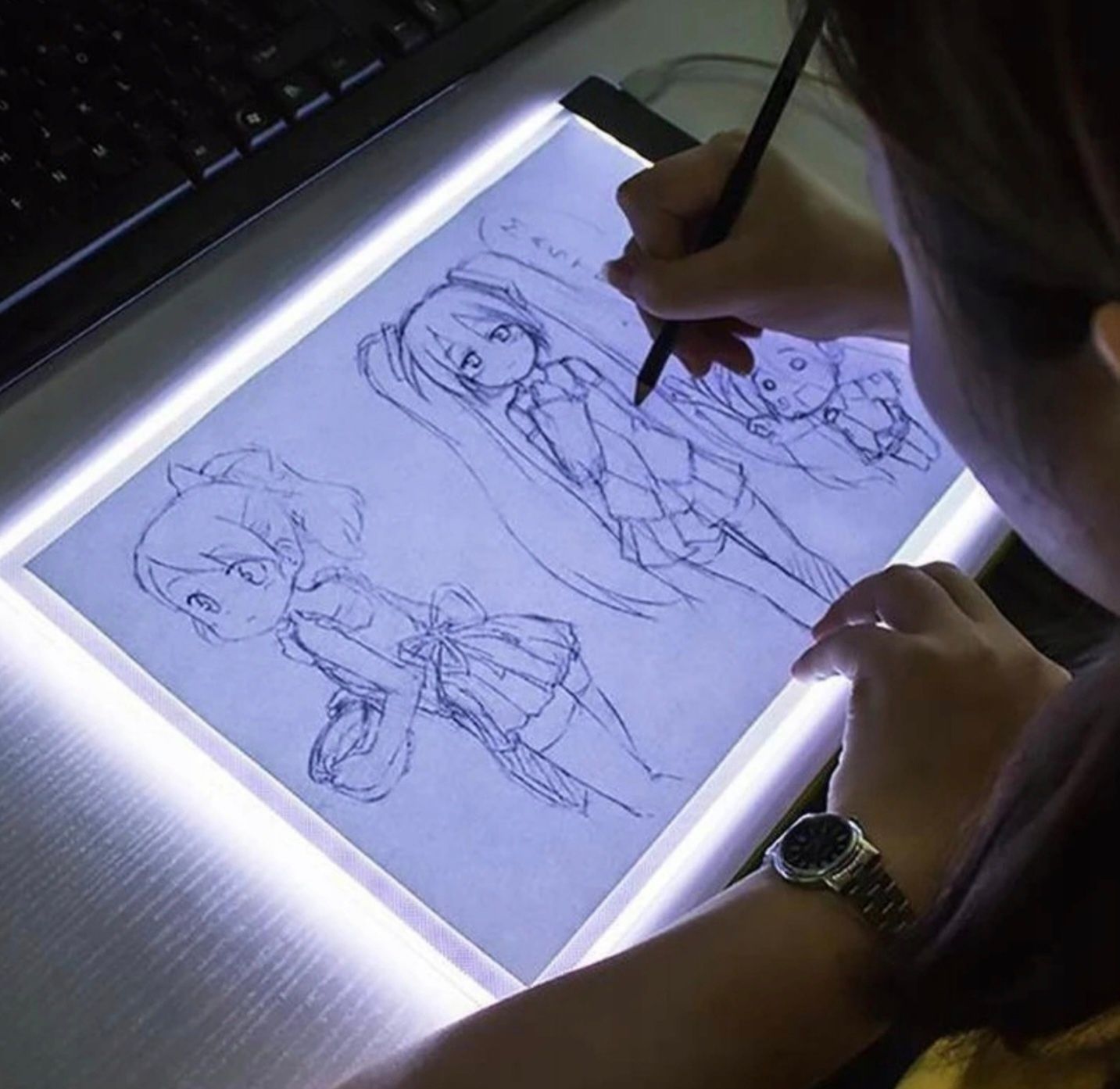 Tablet-Tablica LED do rysowania, haftu diamentowego podświetlenie