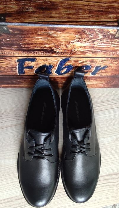 Кожаные туфли Faber, 39р