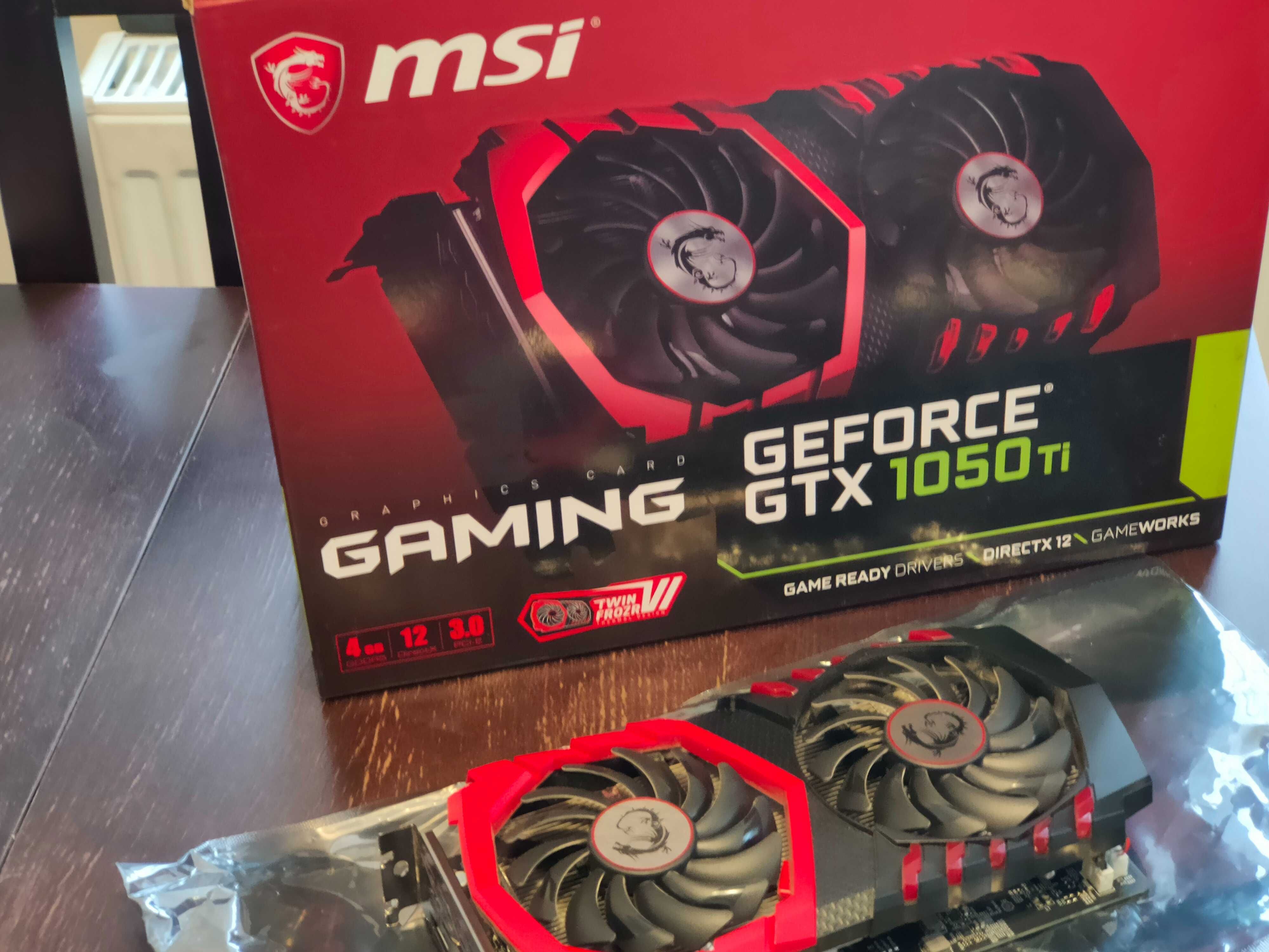 Msi GTX 1050 ti Gaming X 4GB