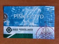 Bilhete PINK FLOYD - Portugal 1994 - em Alvalade p/colecionadores