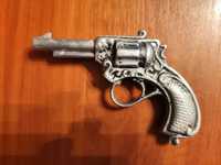 Игрушка пистолет револьвер литой алюминий СССР Винтаж