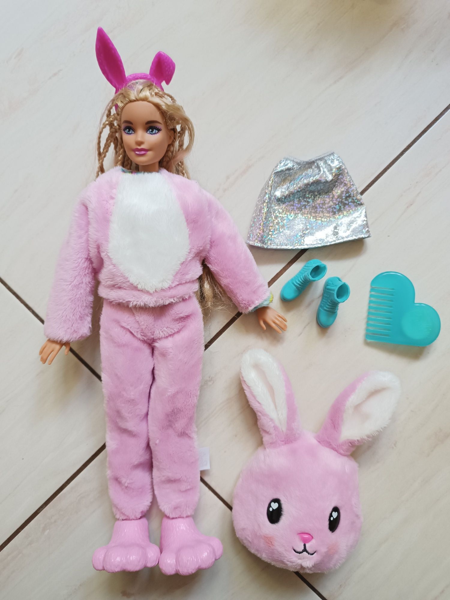 Lalka barbie cutie reveal królik