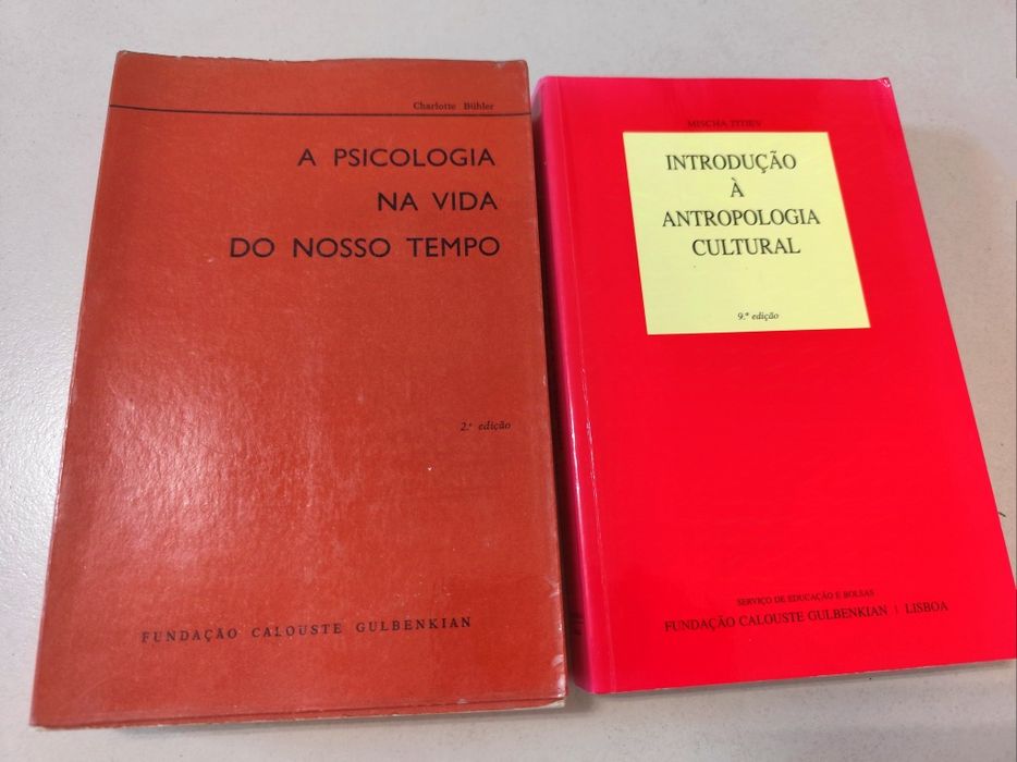 Livros Fundação Calouste Gulbenkian (Psicologia / Antropologia)