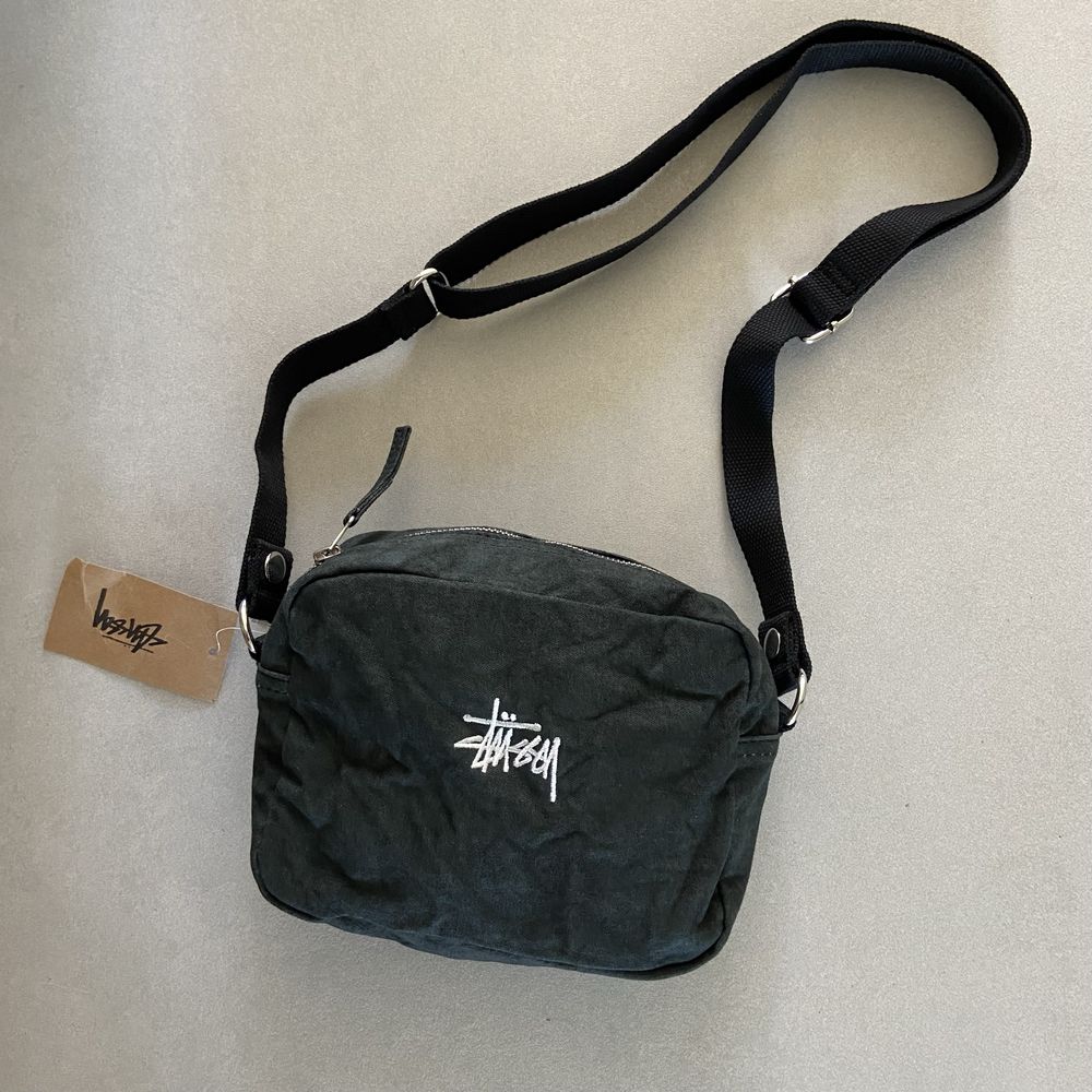 Сумка stussy canvas барсетка через плече чоловіча та жіноча стусі