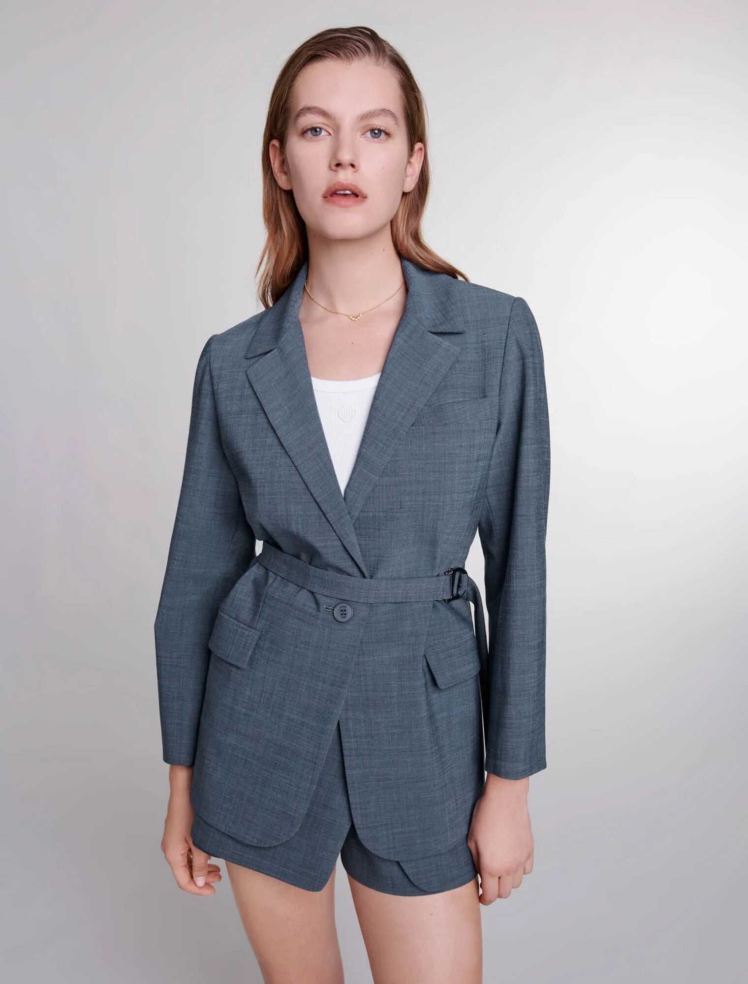 Maje blazer azul