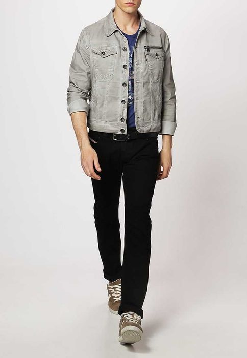 czarne DIESEL BELTHER slim tapered W30 L34 Italy stretch w29 w31 l32