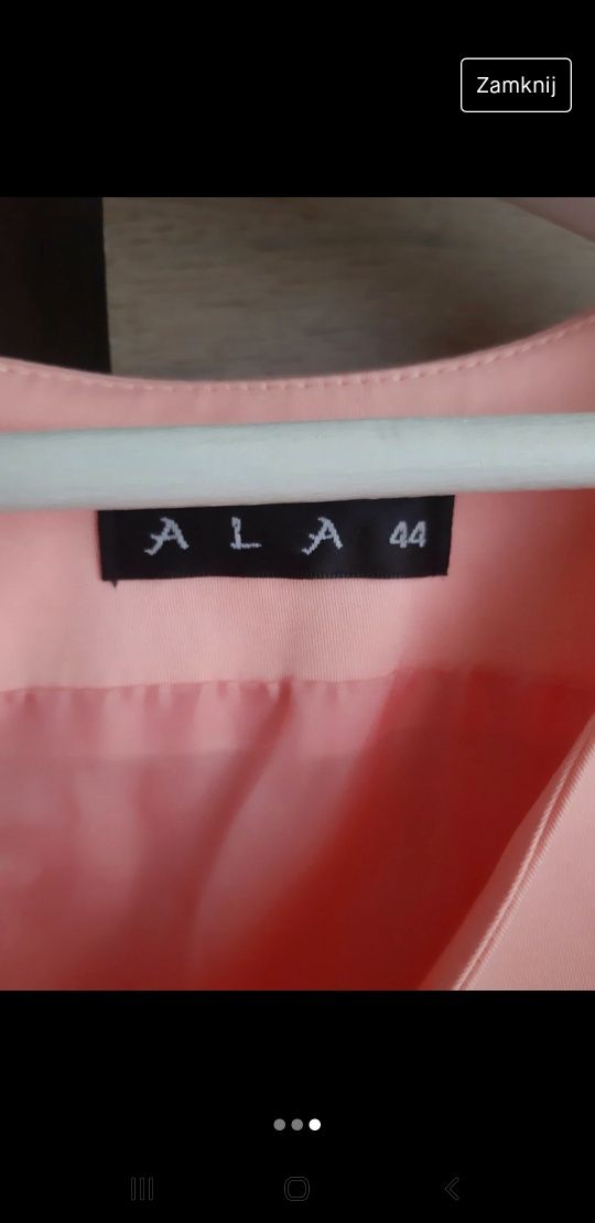 Różowa sukienka ALA 44
