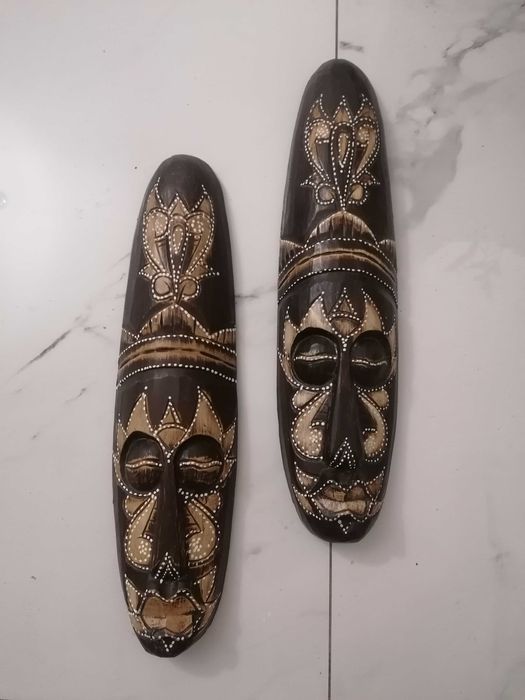 Maski azteckie 2 szt.