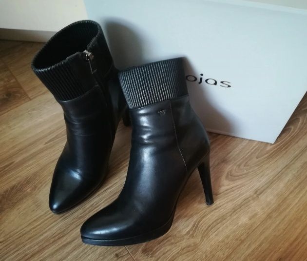 Kozaki Wojas 37 skóra naturalna