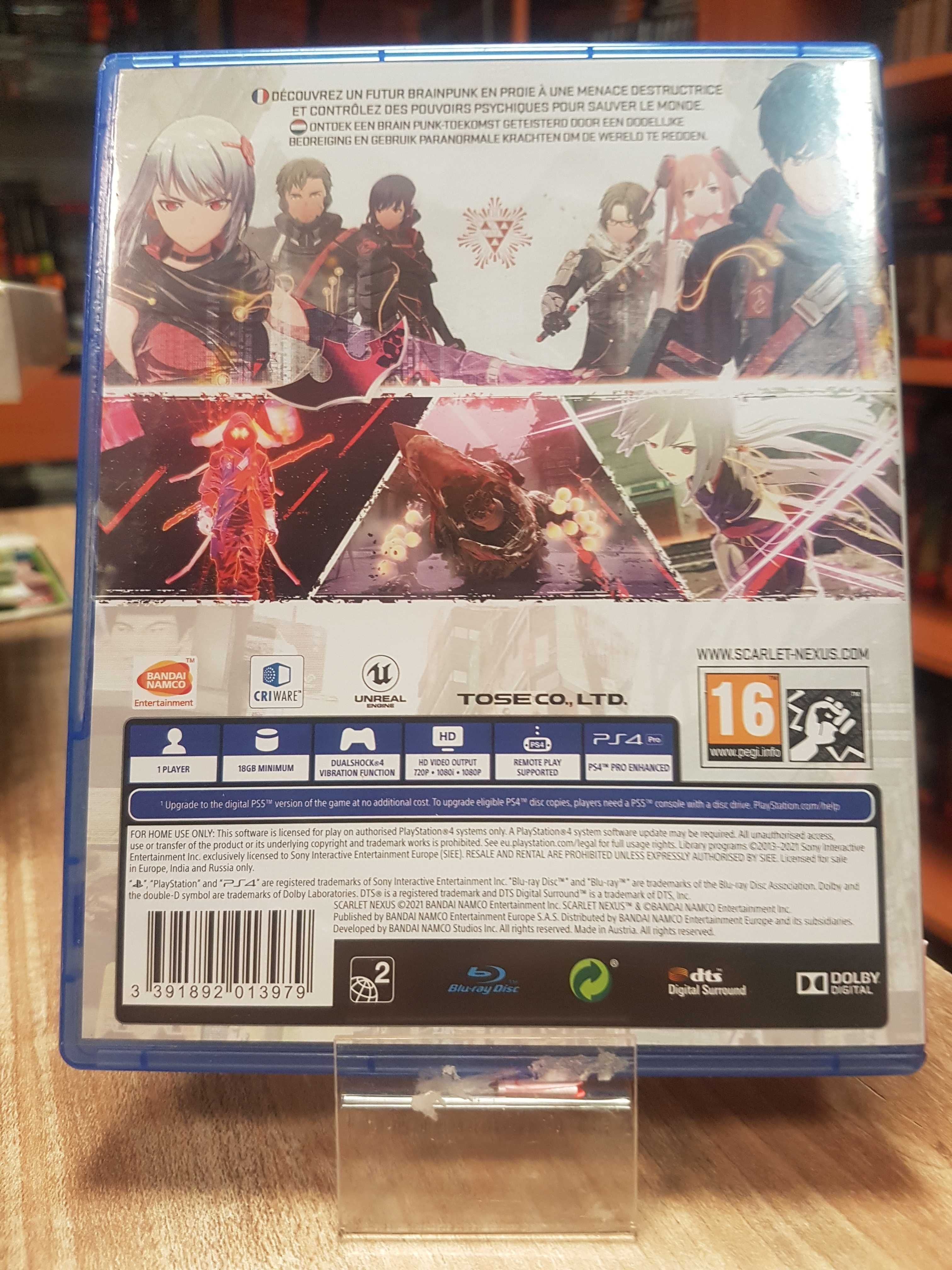 Scarlet Nexus Sony PlayStation 4 (PS4) PS5 SklepRetroWWA