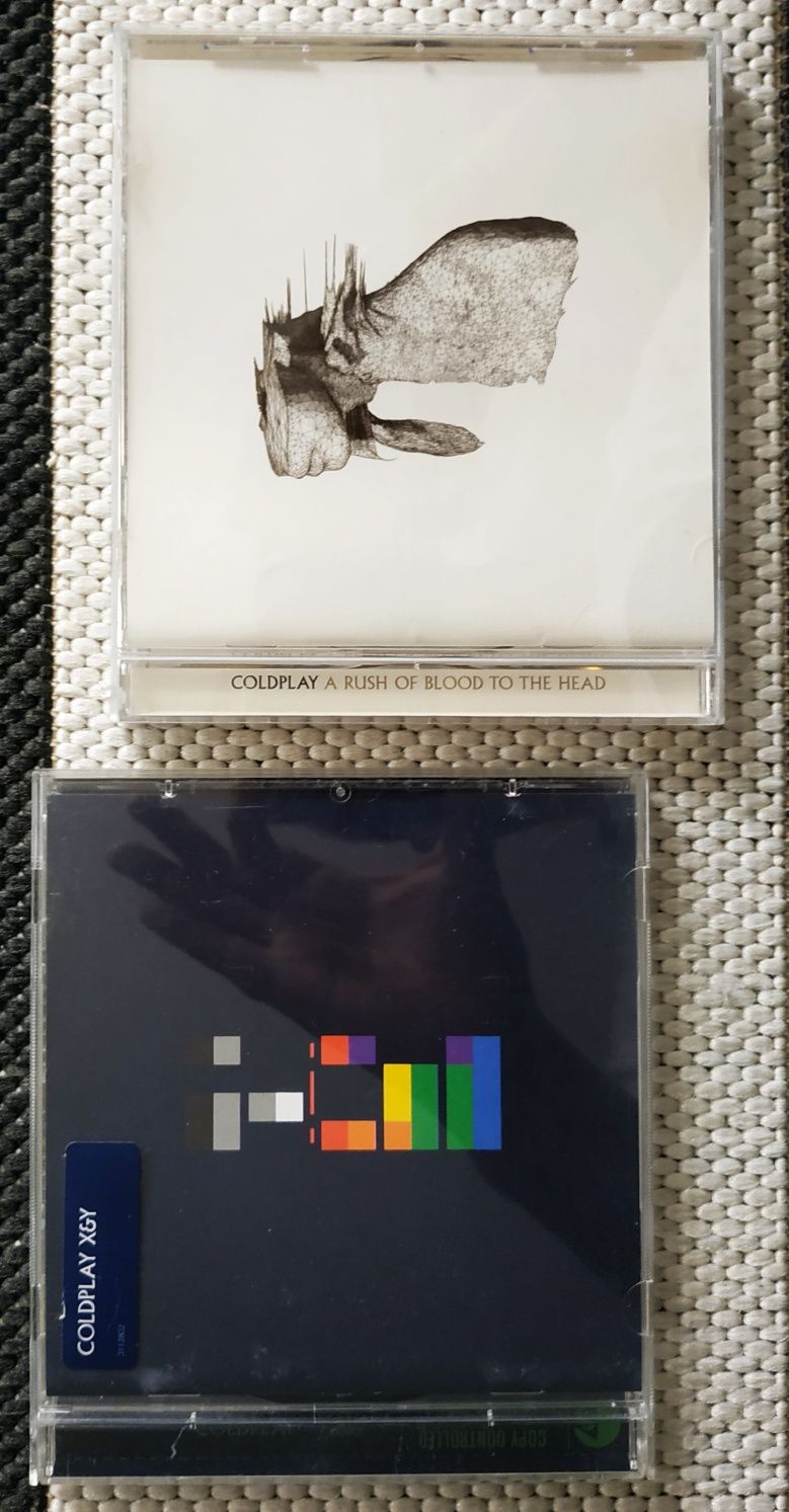 Coldplay. A rush of blood to the head. X&Y. 2 CD. nie remasterowane.