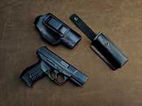 Шкіряна кобура для Walther P99 + паучер, кобура на Walther P99 Вальтер