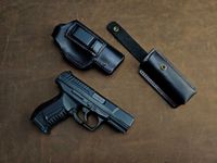 Шкіряна кобура для Walther P99 + паучер, кобура на Walther P99 Вальтер