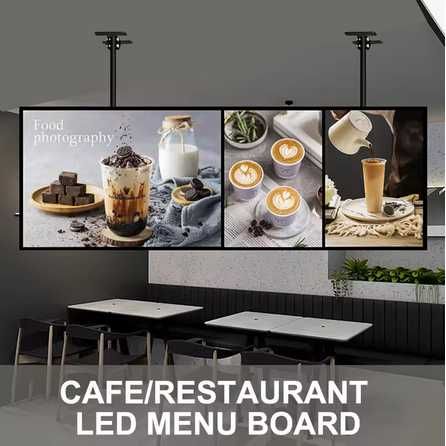 menuboardy ramki OWZ led  menu led kasetony