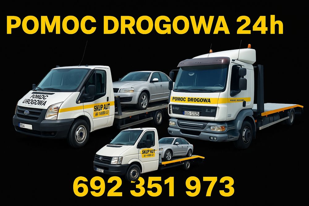 Pomoc Drogowa 24h | Holowanie, Laweta, Transport | M. Słotnicki