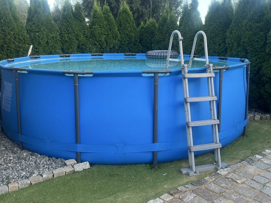 Basen bestwey xxl  4.57x1.2 z pompa piaskową bestwey komplet
