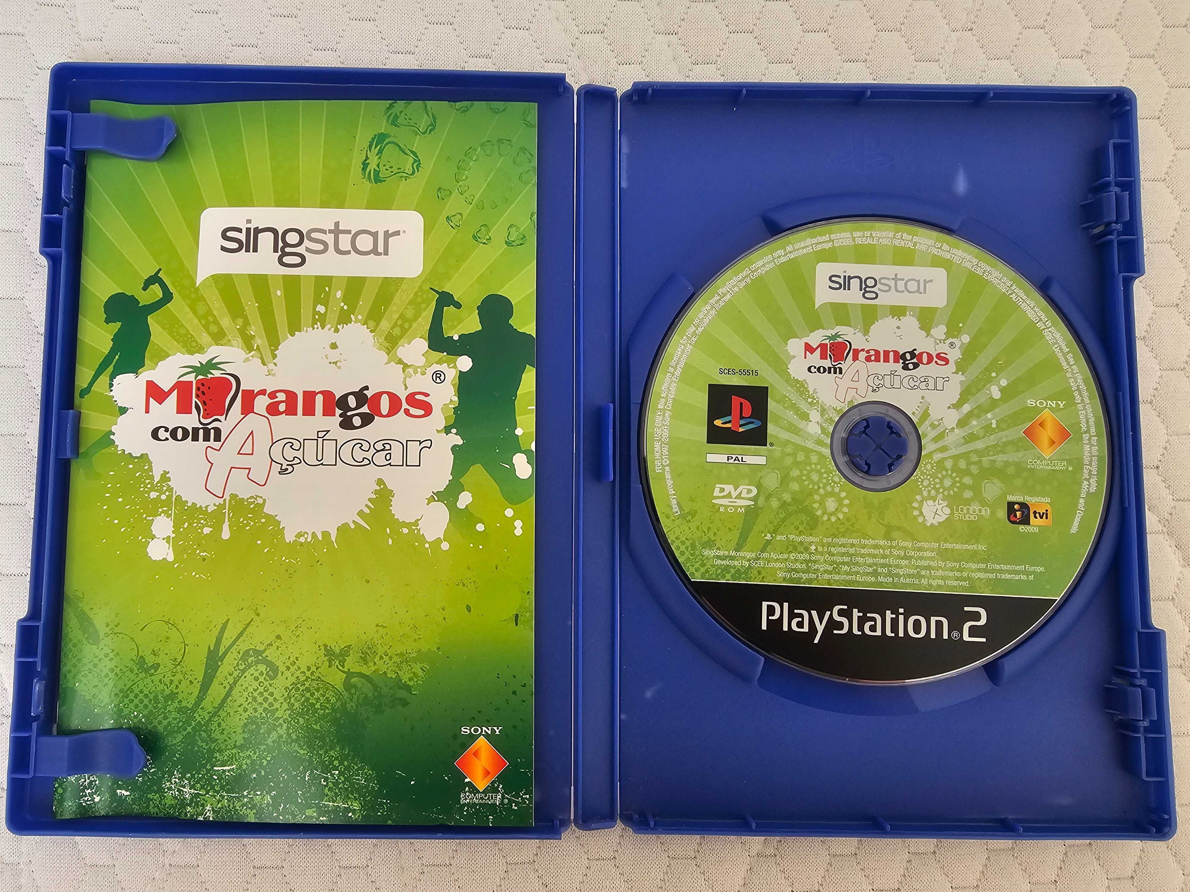 SingStar Morangos com açucar para PS2