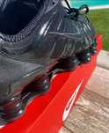 Czarny Metal Hematyt Rozmiar  41 Nike Shox TL
