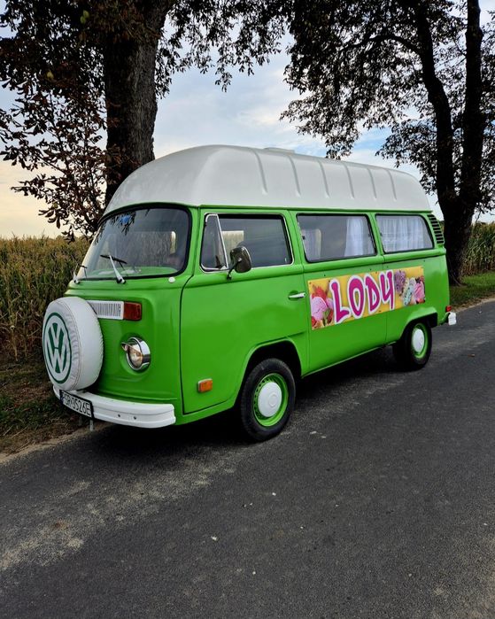 Lody Bar bus prosecco van Eventy Ogórek T2 lody naturalne bar mobilny