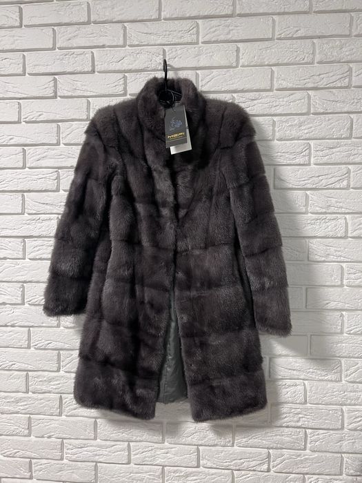 НОВА норкова шуба поперечна