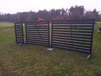 Brama wjazdowa,dwuskrzydłowa 4m + furtka 90cm
