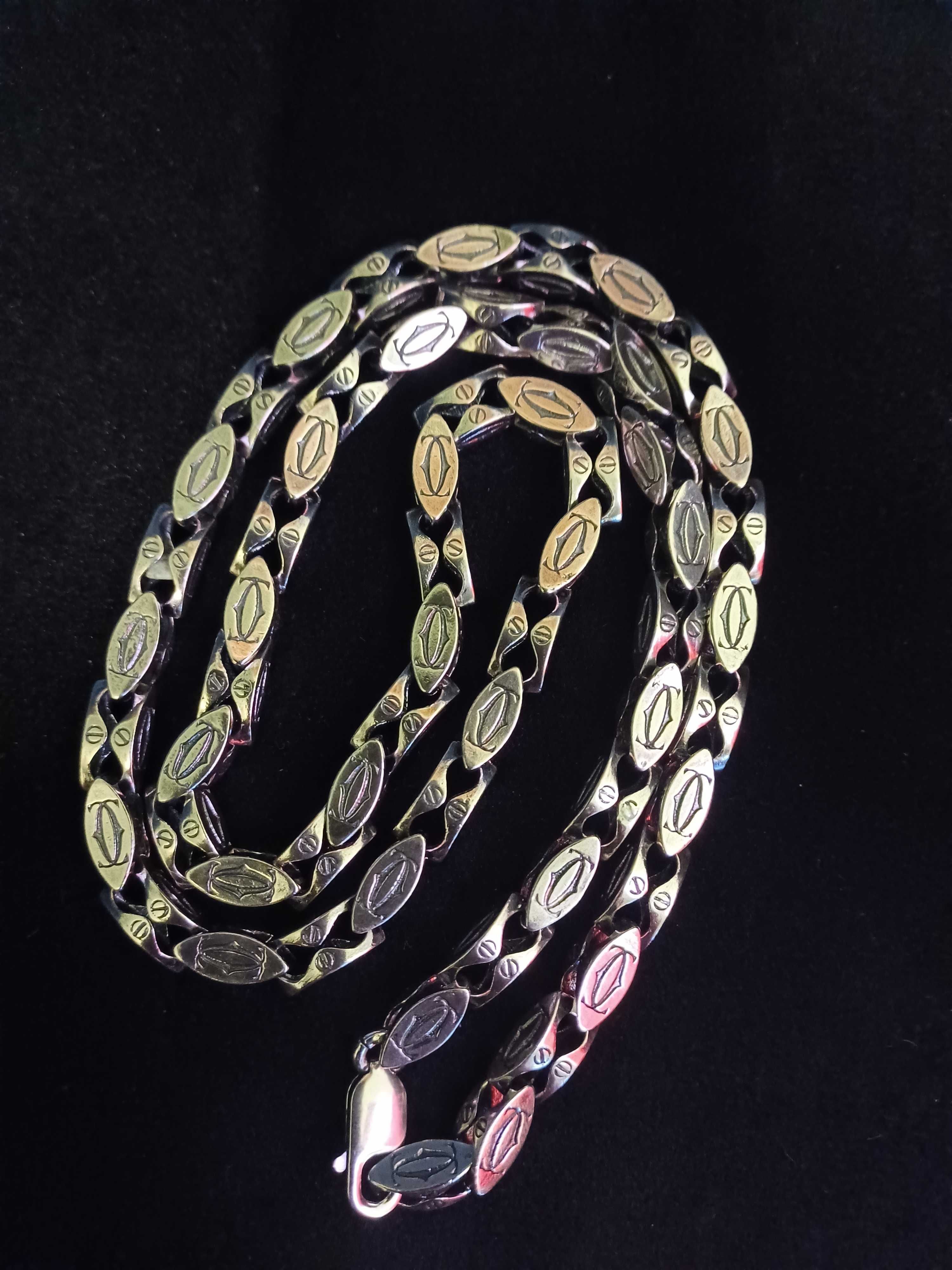 łańcuszek  Cartier-pl Ag.925  dostępny 67,5g.