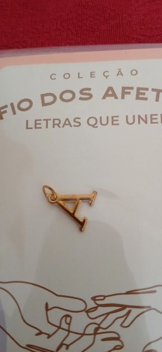 Letra A, da coleção Fio dos Afetos, nova