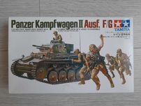 Tamiya Panzerkampfwagen II Ausf. F/G model 1:35 kolekcja 1971r wojna