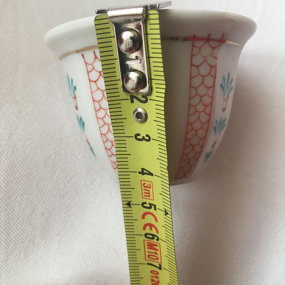 Taça de porcelana