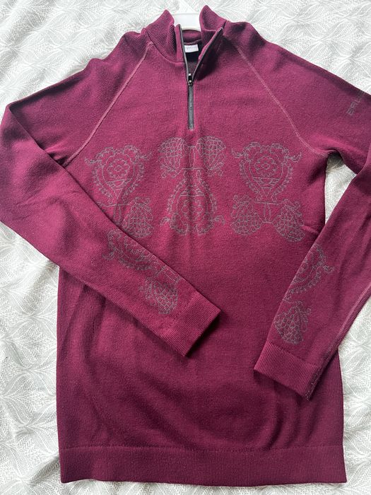 Bluza Brubeck narciarska S fiolet