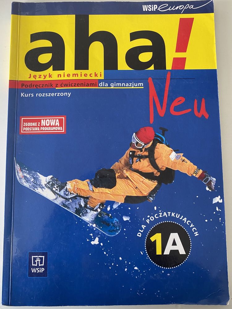Aha! Neu 1A Jezyk niemiecki - podręcznik z ćwiczeniami + CD