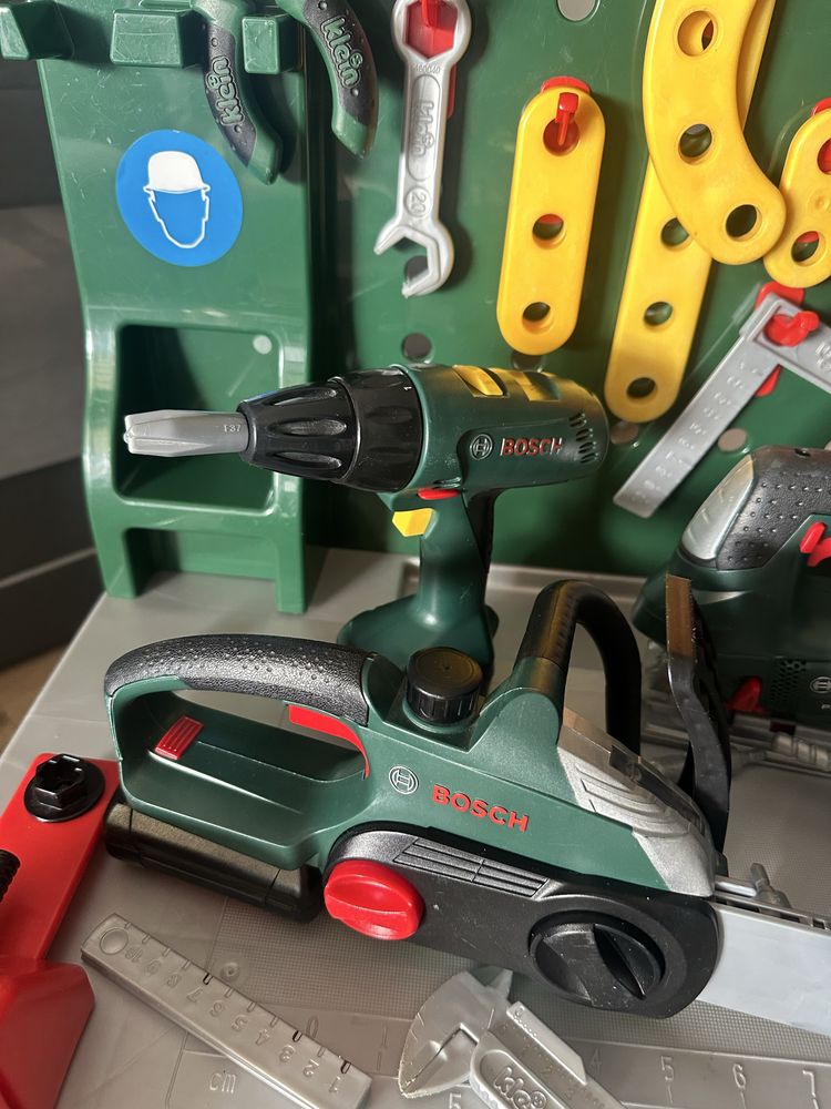 Warsztat dla dzieci Bosch Klein plus narzedzia