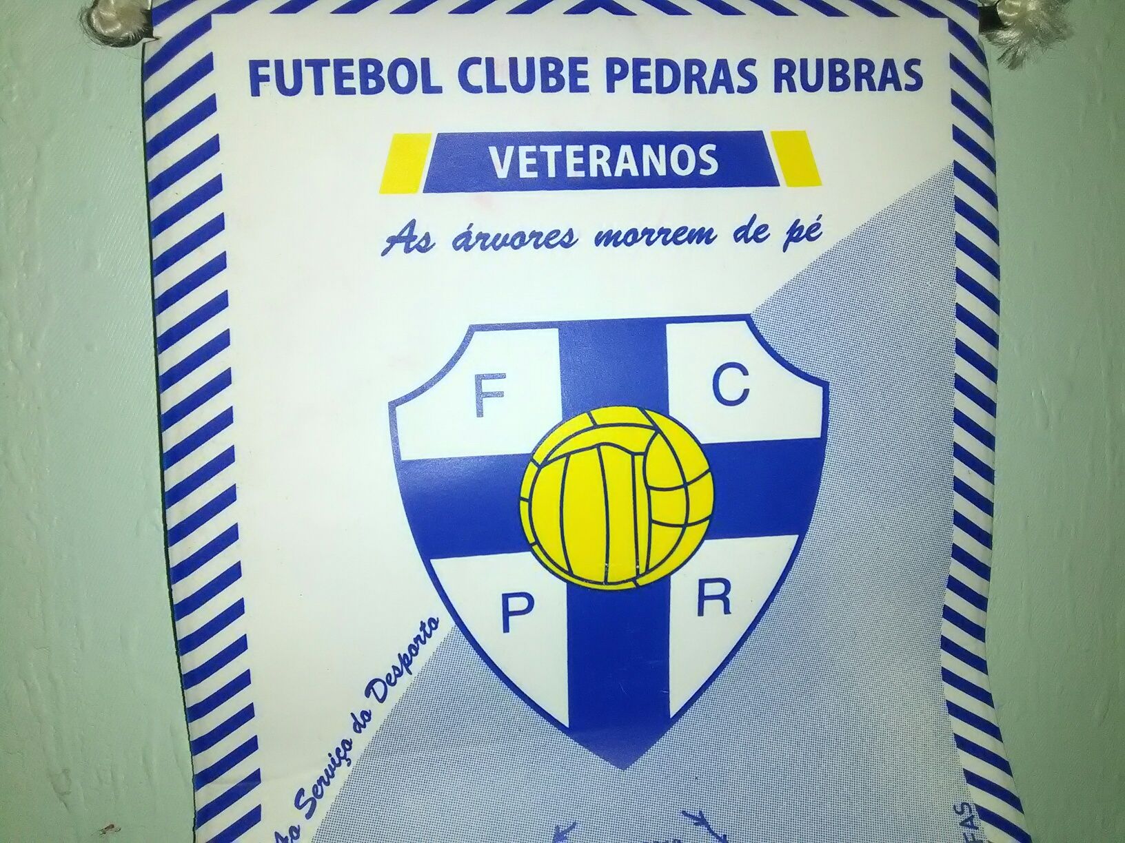 Peça coleção Futebol Club Pedras Rubras bandarilha