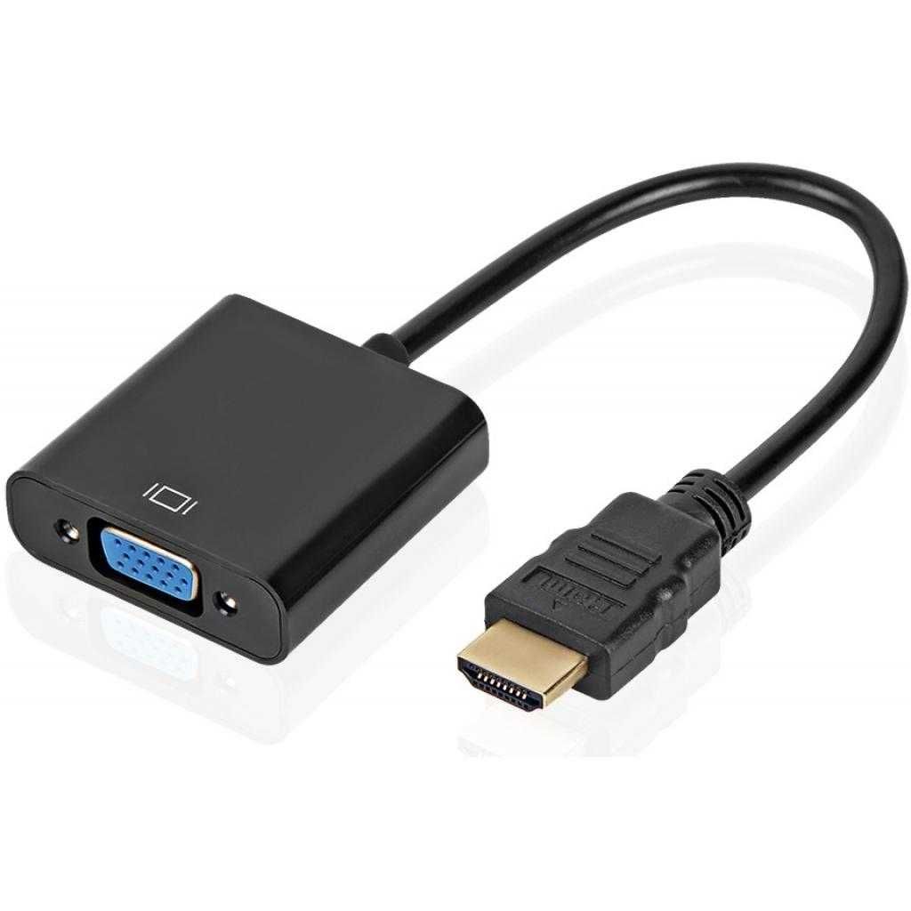 Провод-адаптер для подключения VGA монитора к компьютеру с HDMI