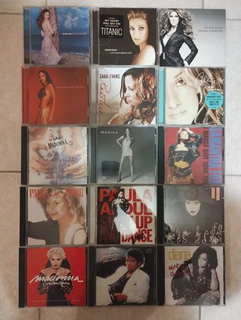 Celine Dion, Madonna, Michael Jackson 15 Płyt CD z Muzyką Pop i Dance